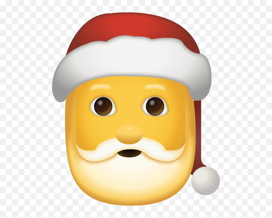 Download Christmas Emojis Png - Santa Claus Emoji Png,Emojis Png