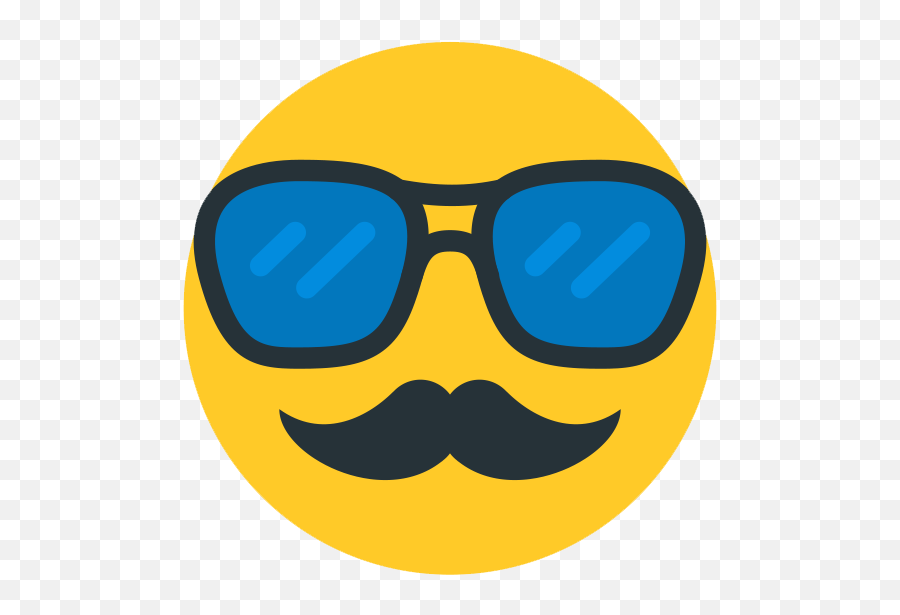 Cool Whatsapp Hipster Emoji Png Photos - Smiley,Cool Emojis