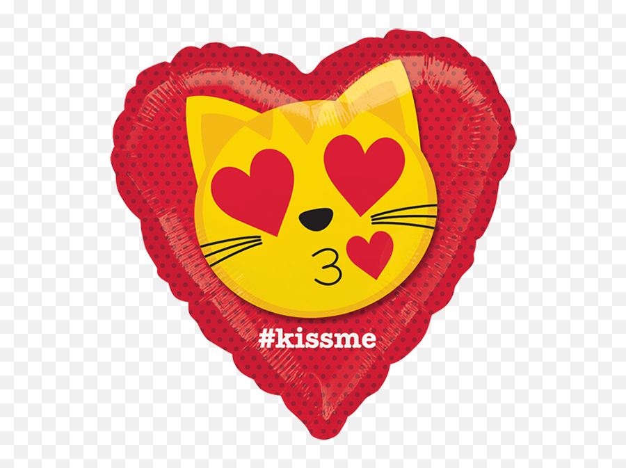 Globo Cat Emoticon Kiss - Love Emoji,Cat Emoticon