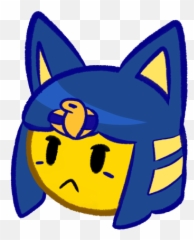 Tomorrow Is Her Birthday - Animal Crossing Blue Dog Emoji