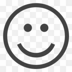 Smiley Free Icon Of Vaadin Icons - Mustavalko Hymiö Emoji,Emoticon Png