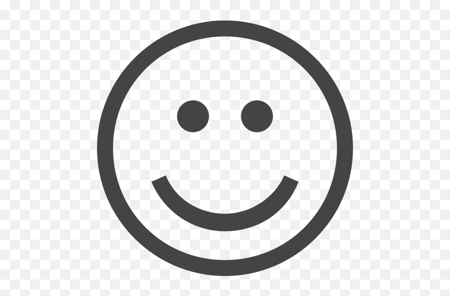 Smiley Free Icon Of Vaadin Icons - Mustavalko Hymiö Emoji,Emoticon Png