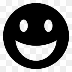 Happy Emoticon Smiley Face Svg Png Icon Free Download - Silhouette Emoji