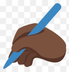 Writing Emoji Png Picture - Emoji Mão Escrevendo,Memo Emoji