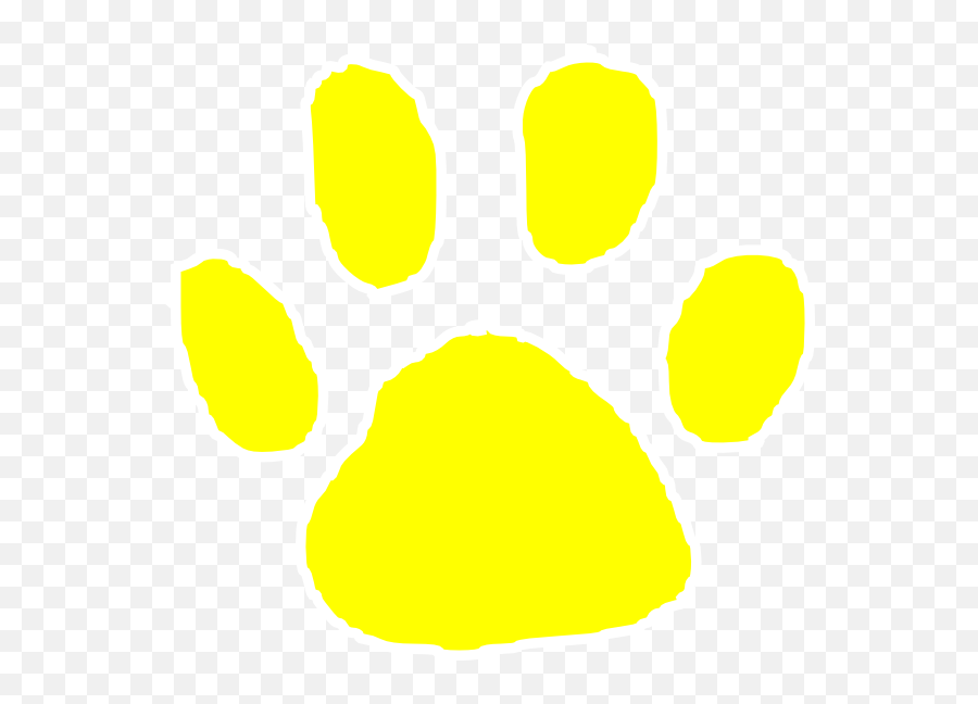 Clemson Tiger Paw Clip Art - Clipartsco Yellow Paw Black Background Emoji,Clemson Tiger Paw Emoji