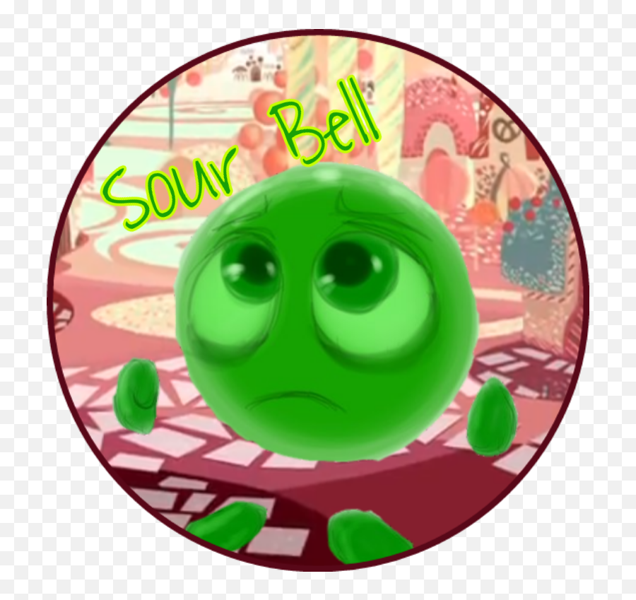 Sourbell Wreckitralph Disney - Sticker By Wolfey Circle Emoji,Sour Emoji