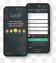 Local Measure Pulse real - time customer feedback software Smartphone Emoji