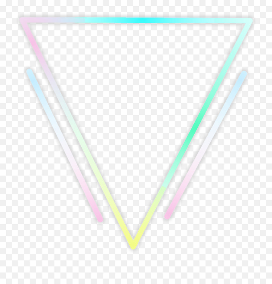Rainbow Colors Cool Edit Fanpage - Triangle Emoji,Alien Picture Frame Emoji