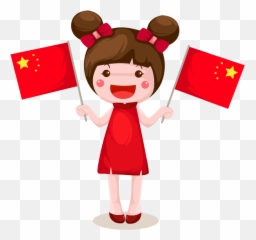 Important clipart interesting face - Chinese With Flag Cartoon Emoji