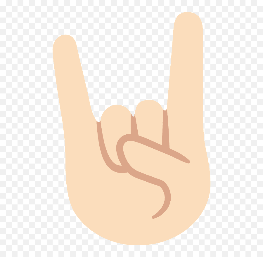 Sign Of The Horns Emoji Clipart Free Download Transparent - Sign Language,Sign Language Emoji