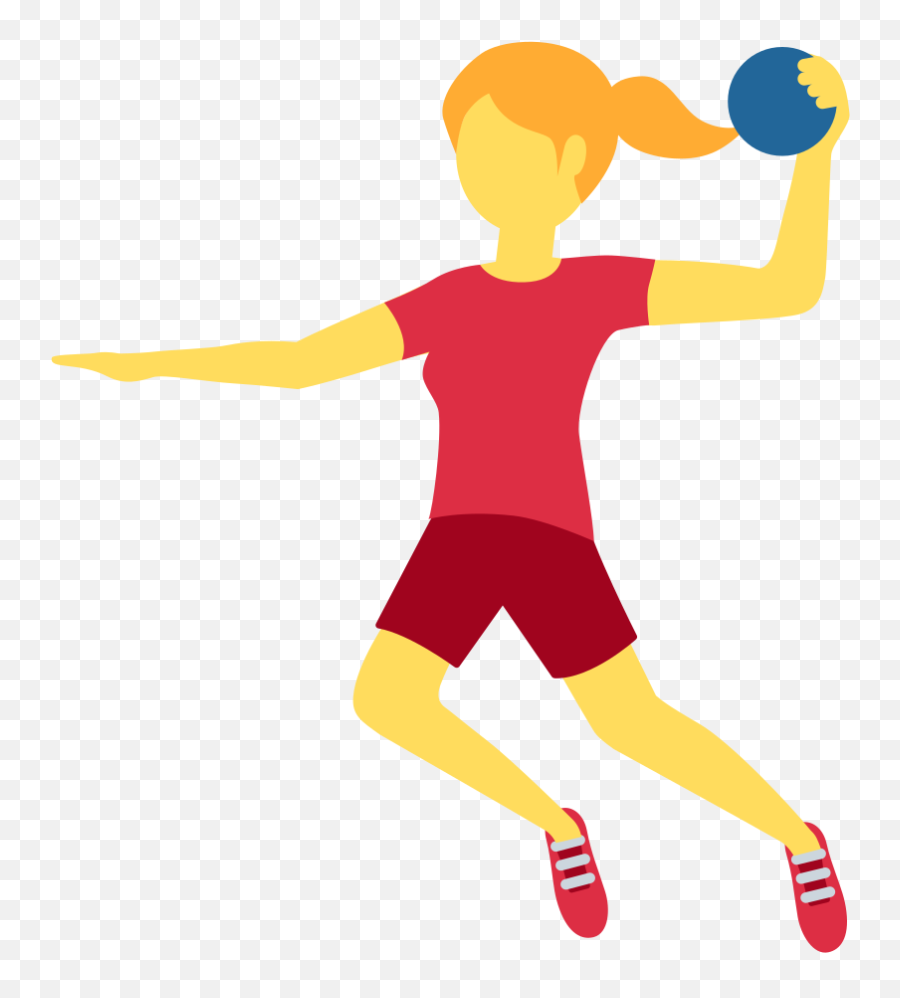 U200d Woman Playing Handball Emoji - What Emoji Handball Frau Clipart,Fitness Emoji
