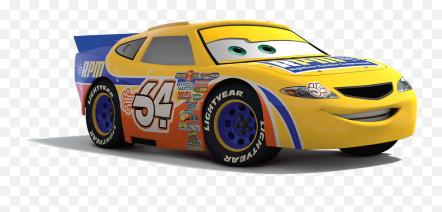Race Car Stickers - Disney Cars Winford Bradford Rutherford Emoji,Race Car Emoji