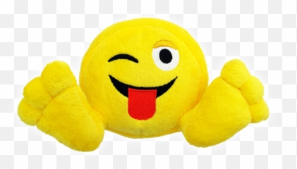 Emoji Plysdyr 13 Cm - Happy