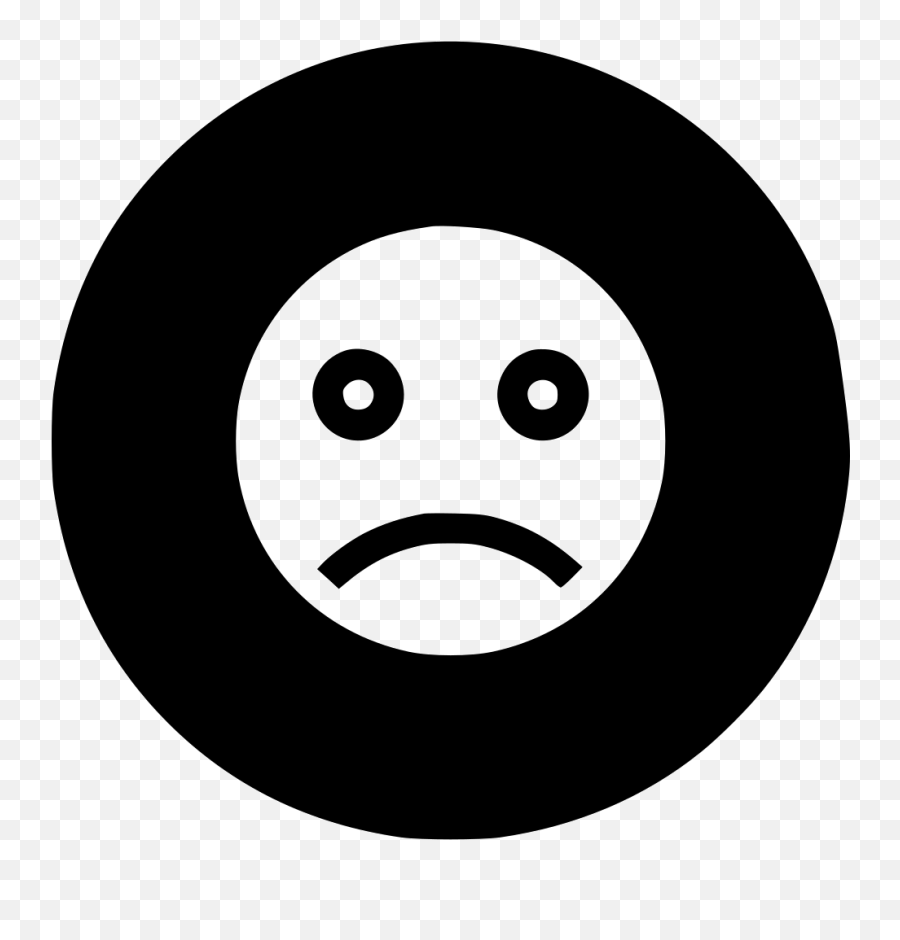 Sadness Sad Face Smiley Emoji Sign Svg Png Icon Free - Portable Network Graphics,Smiley Emoji