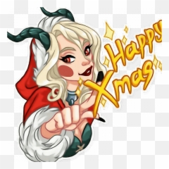 Xmas Merrychristmas Sexy Girl - Fictional Character Emoji