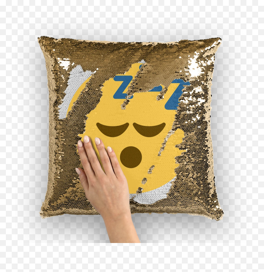 Sleeping Emoji Sequin Cushion - Nicolas Cage Shrek Pillow,Sleeping Emoji Pillow