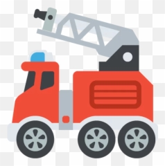 Firetruck Emoji Art Print - Emoji,Biker Emoji