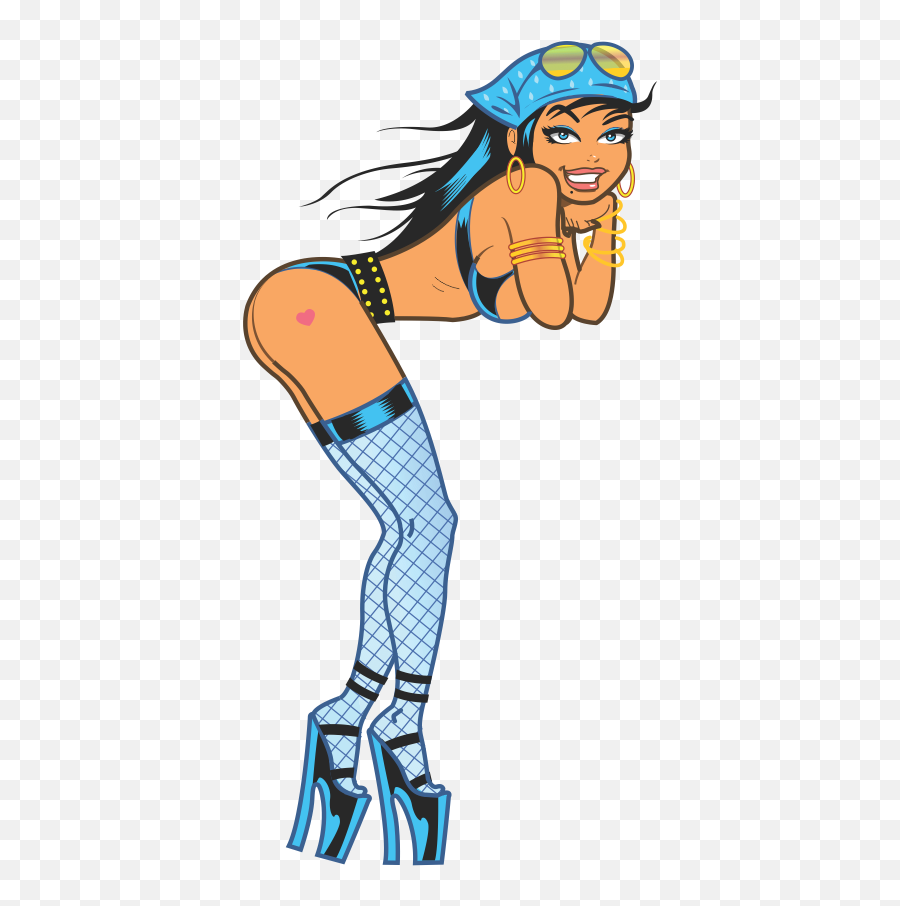 Knee Clipart Hurt Girl Knee Hurt Girl - Cartoon Girls Bending Over Emoji,Sexy Girl Emoji