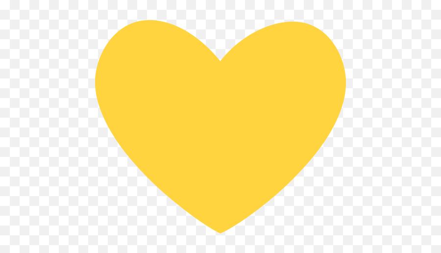 Yellow Heart Emoji For Facebook Email - Yellow Heart Emoji With Black Background,A Black Heart Emoji