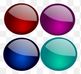 Vector Illustration Of Set Of Glossy Circles - Orb Clip Art Emoji,Blue Heart Emoji