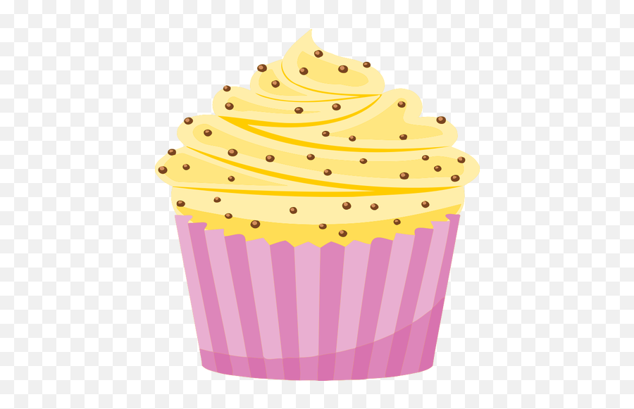 Yellow Cake - Cupcake Amarelo Png Emoji,Birthday Cake Emojis