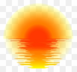 Sunset Image Transparent Png Clipart Free Download - Circle Emoji