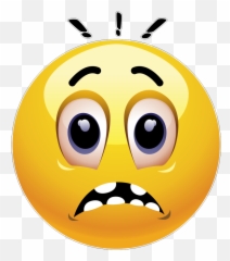 Scared Emoji Decal - Hd Png