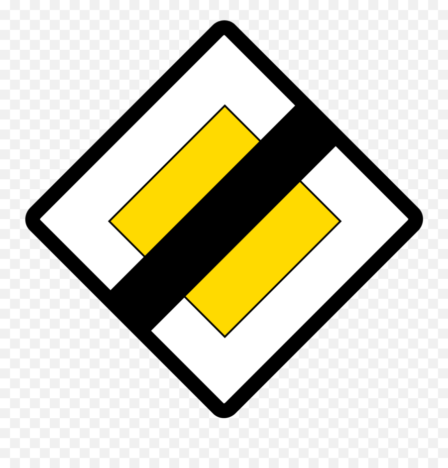 Italian Traffic Signs - Route Principale Panneau Emoji,Italian Emoji