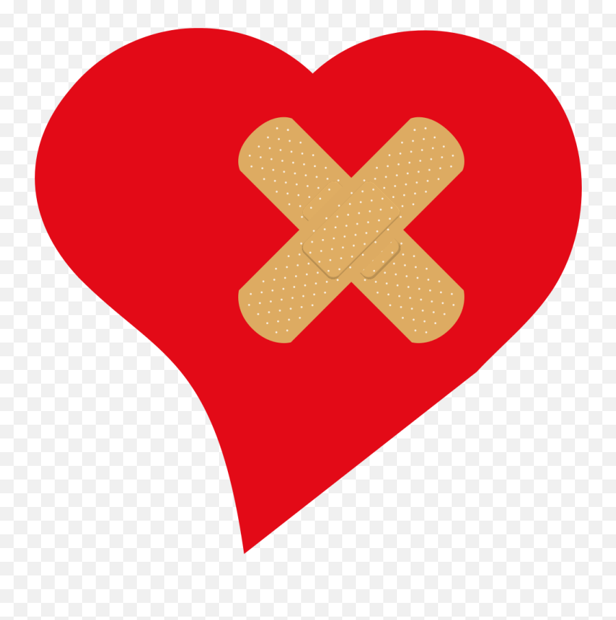 Love Heart Bandaged - Heart With Bandaid Png Emoji,What Heart Emojis Mean
