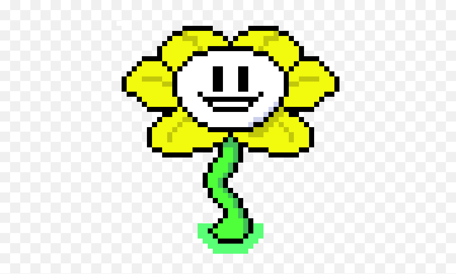 Flowey Undertale Png Picture - Flowey Undertale Pixel Emoji,Steam Emoticon Art Maker