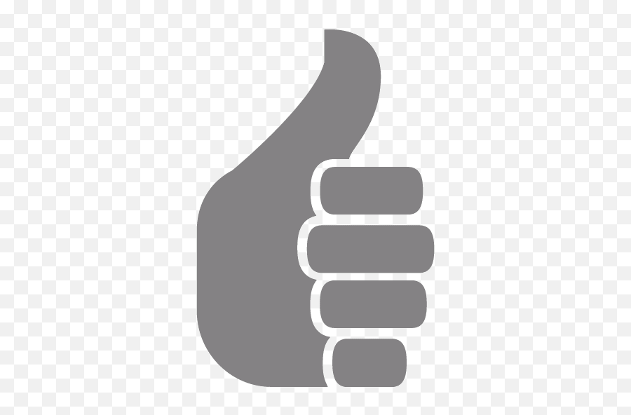 Gray Thumbs Up 3 Icon - Red Thumbs Up Png Emoji,Black Thumbs Up Emoji