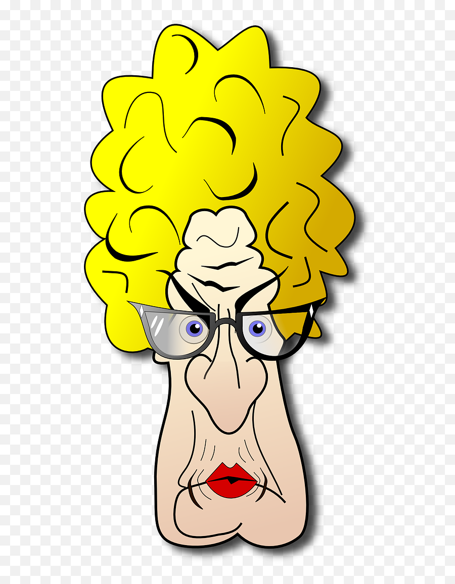 Old Angry Woman Person White - Mean Teacher Transparent Background Emoji,Finger Flipping Off Emoji