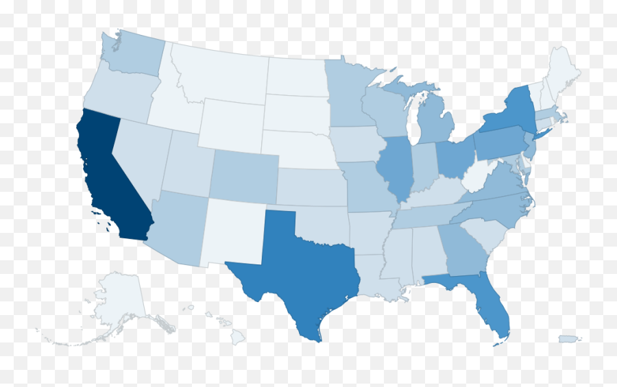 United States Map Of Population - Mortgage Interest Deduction Emoji,Usa Emoji Map