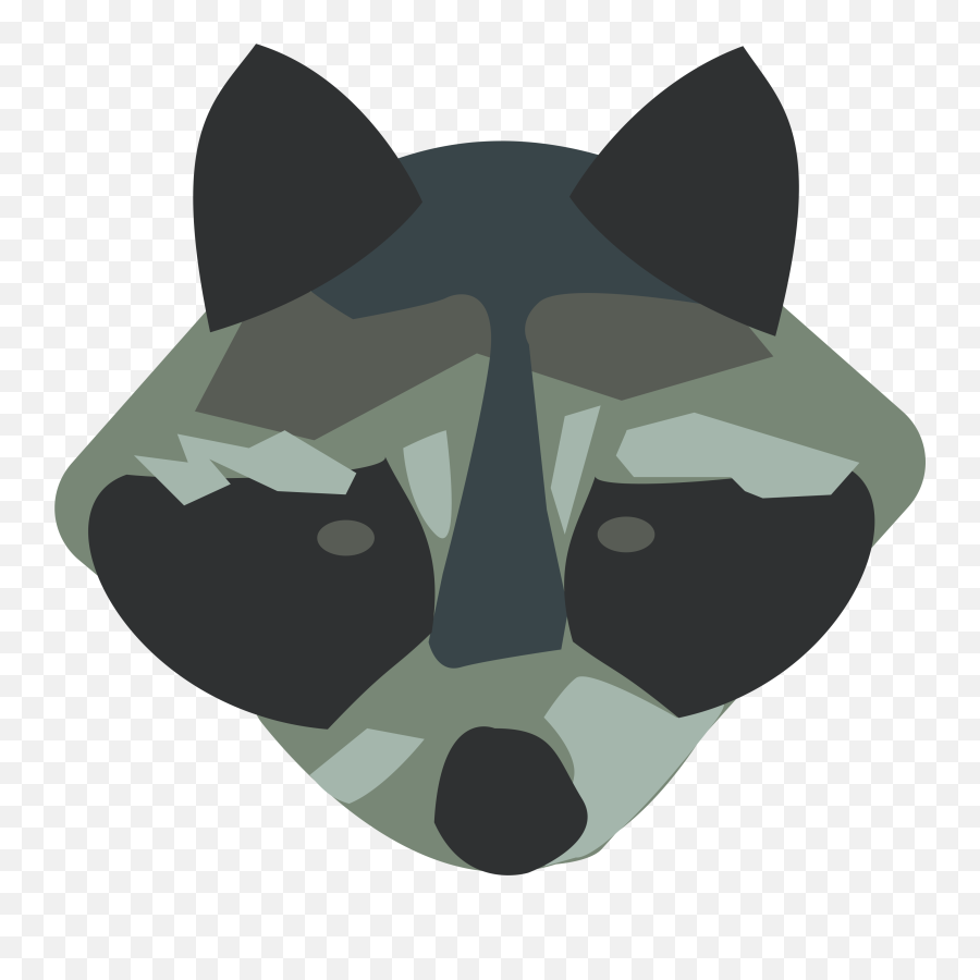 Scalable Vector Raccoon - Raccoon Clip Art Emoji,Raccoon Emoji Copy