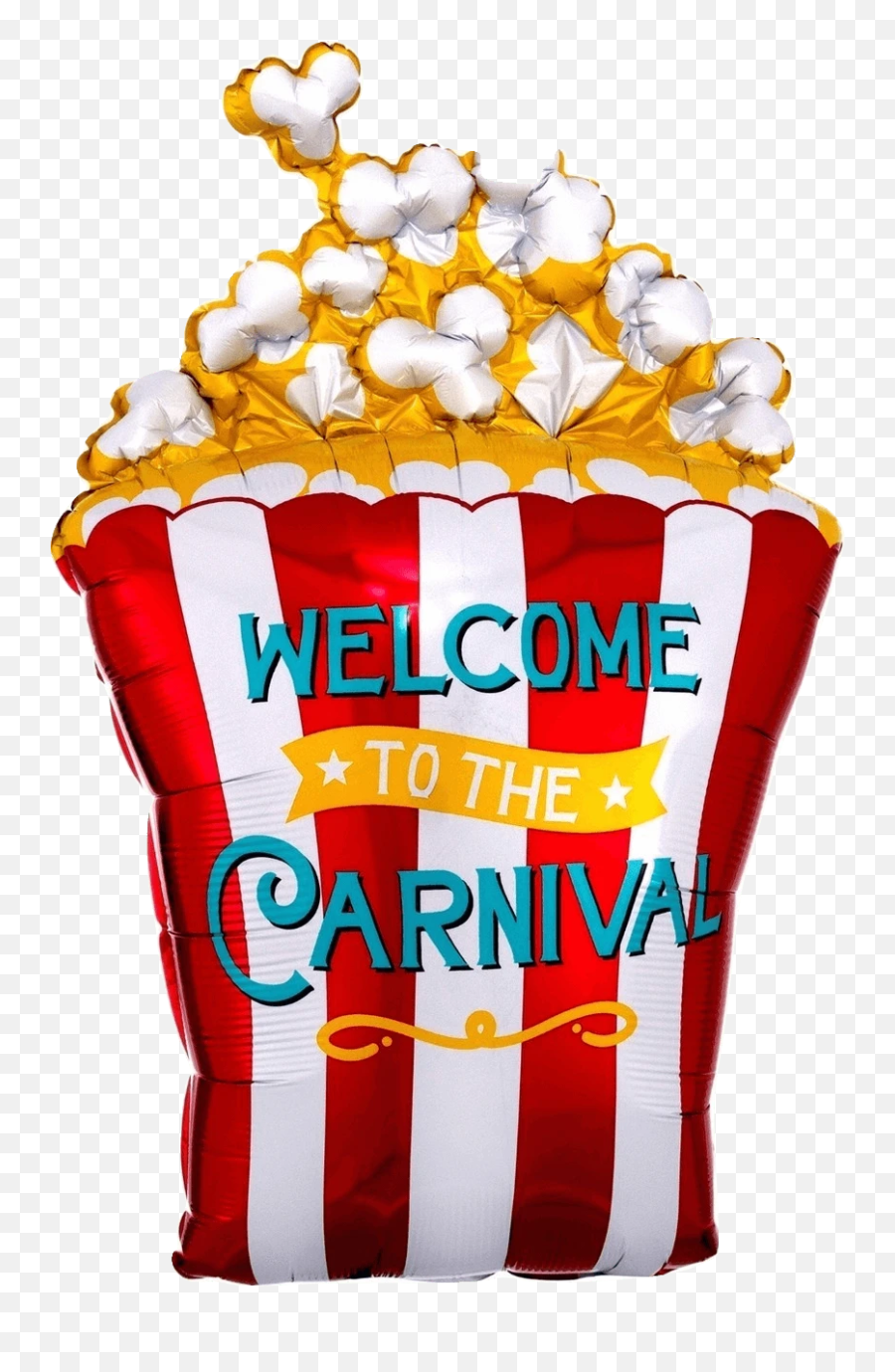Welcome To The Carnival 29 Popcorn Balloon - Snack Emoji,Popcorn Emoji