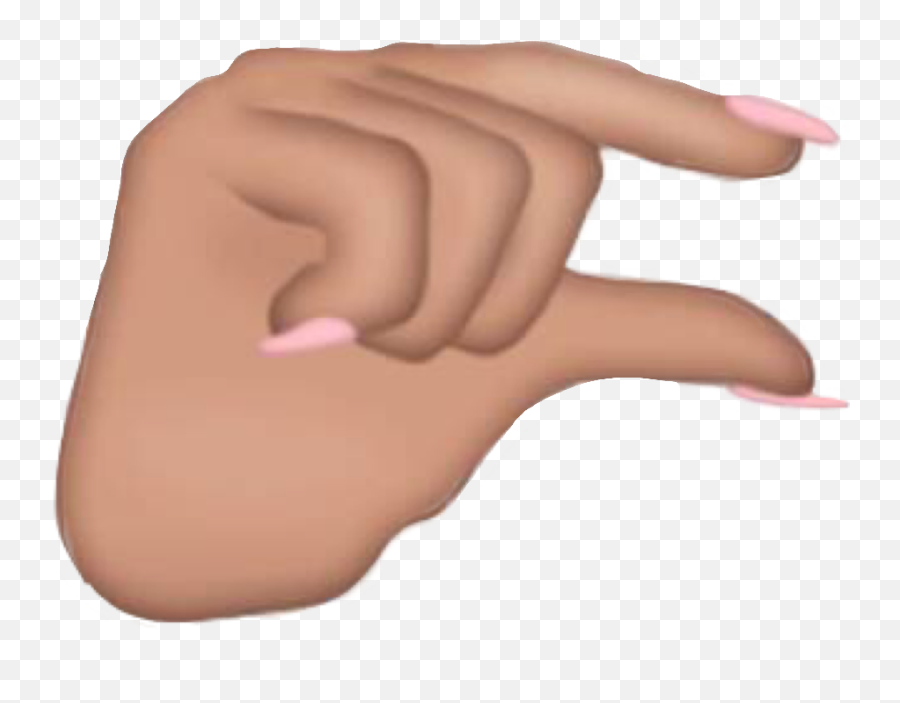 Kimkardashian Ftestickers Hand Emoji Kimoji Freetoedit - Fingers Close Together Emoji,A Okay Emoji