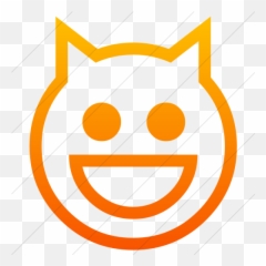 Classic Emoticons Smiling Cat - Emoji Domain,Cat Emoticon