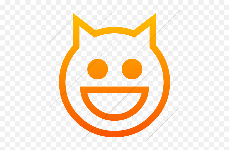 Classic Emoticons Smiling Cat - Emoji Domain,Cat Emoticon