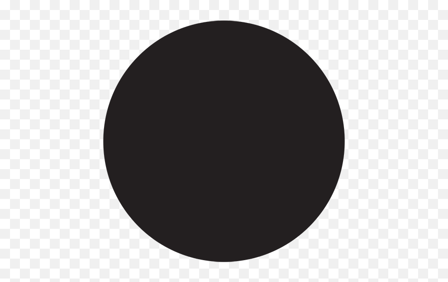 Medium Black Circle Emoji For Facebook - Moon Phase Uk,Emoji Black And White