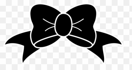 Cheer Bow Clipart Black And White - Cheer Bow Clipart Emoji,Emoji Hair Bows
