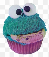 Cookie Monster - Sticker By Selmafab Cookie Monster Cupcakes Emoji,Cookie Monster Emoji