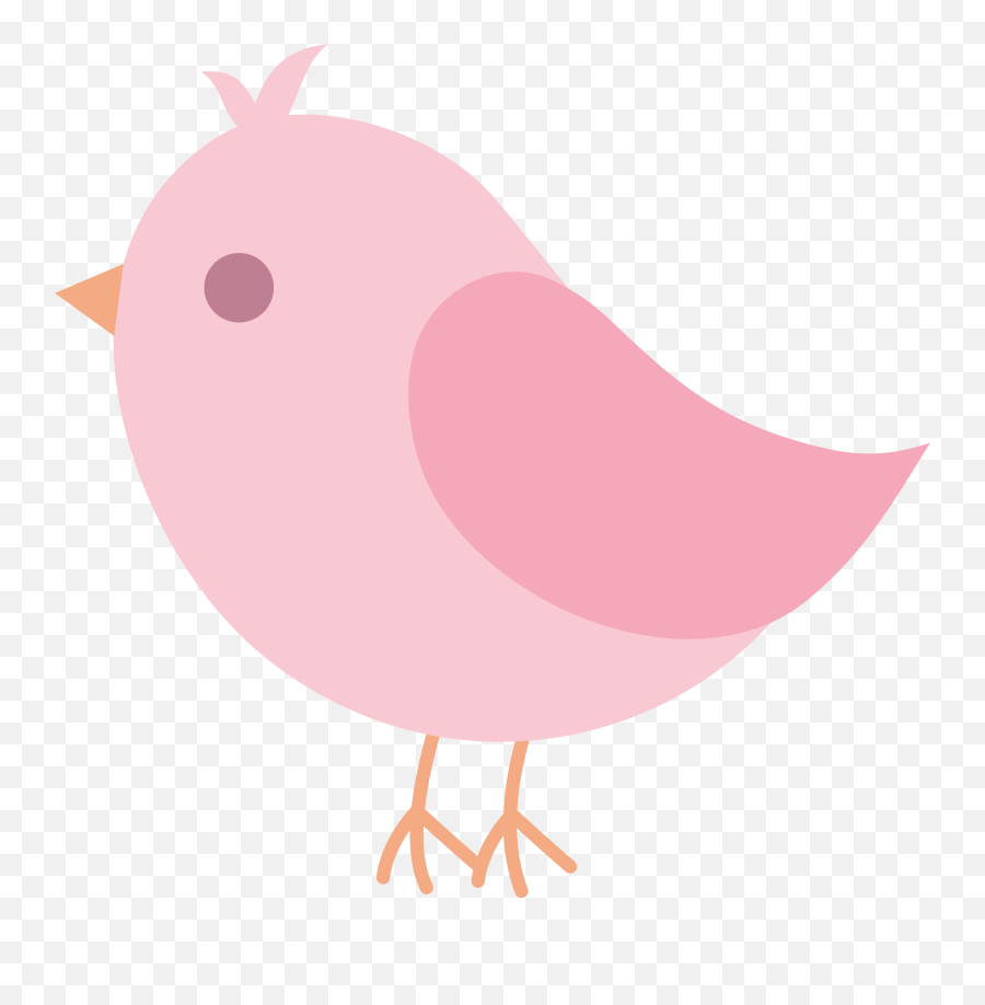 Bird Clipart Image Clip Art Cartoon Of A Blue Bird Standing - Cute Bird Clipart Png Emoji,Blue Bird Emoji