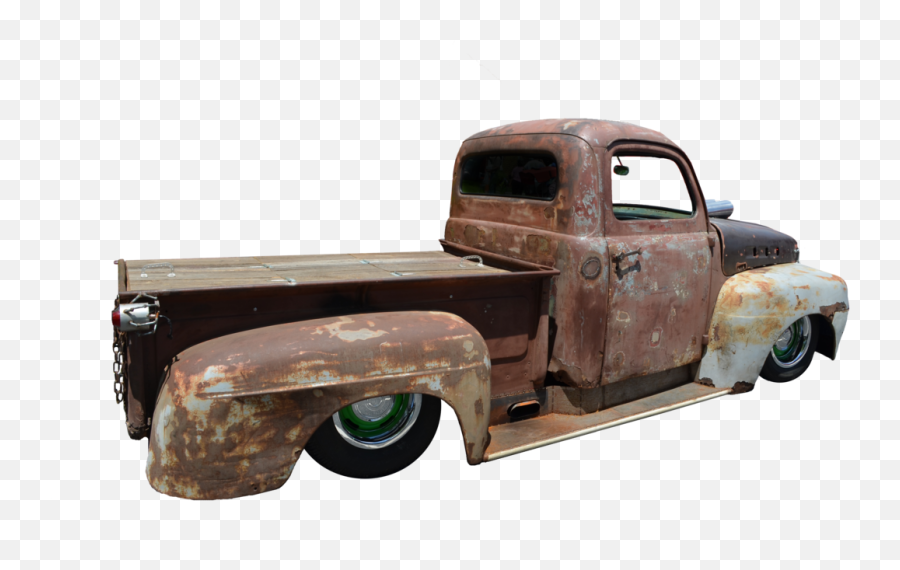 Download Free Png Side Pickup Truck Transparent Background - Old Car Png Side View Emoji,Pickup Truck Emoji
