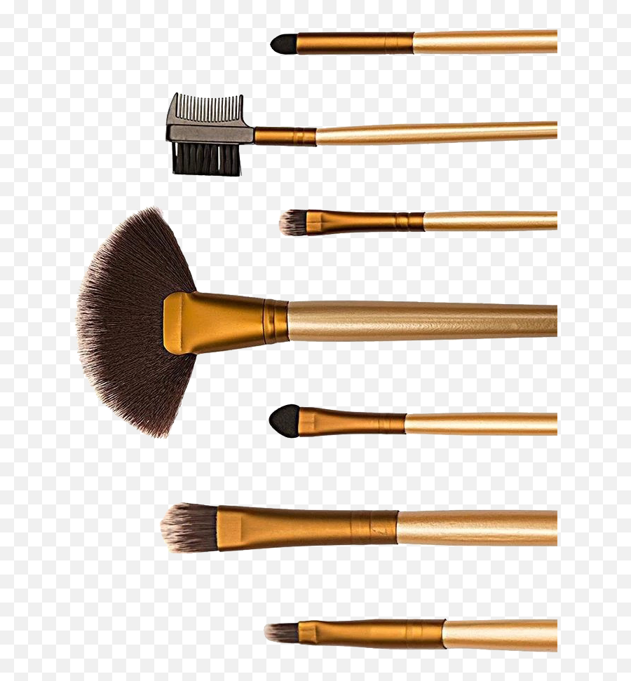 Download Free Png Pink Makeup Brush Set Png High Quality - Brush Set Transparent Logo Emoji,Makeup Emoji Png