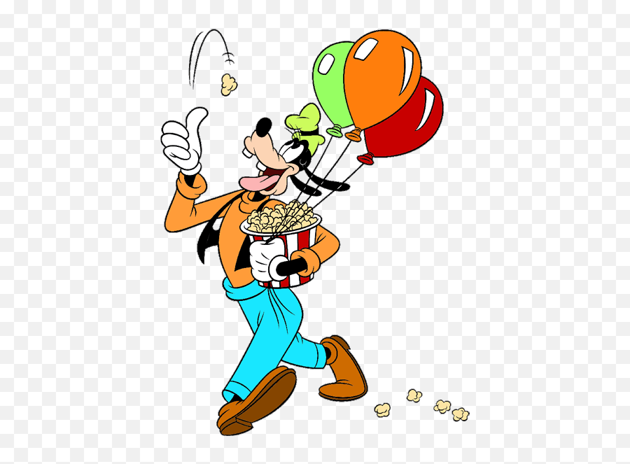 Goofy Eat Popcorn 2 With Images Goofy Pictures Disney - Goofy Birthday Coloring Pages Emoji,Emoji Eating Popcorn
