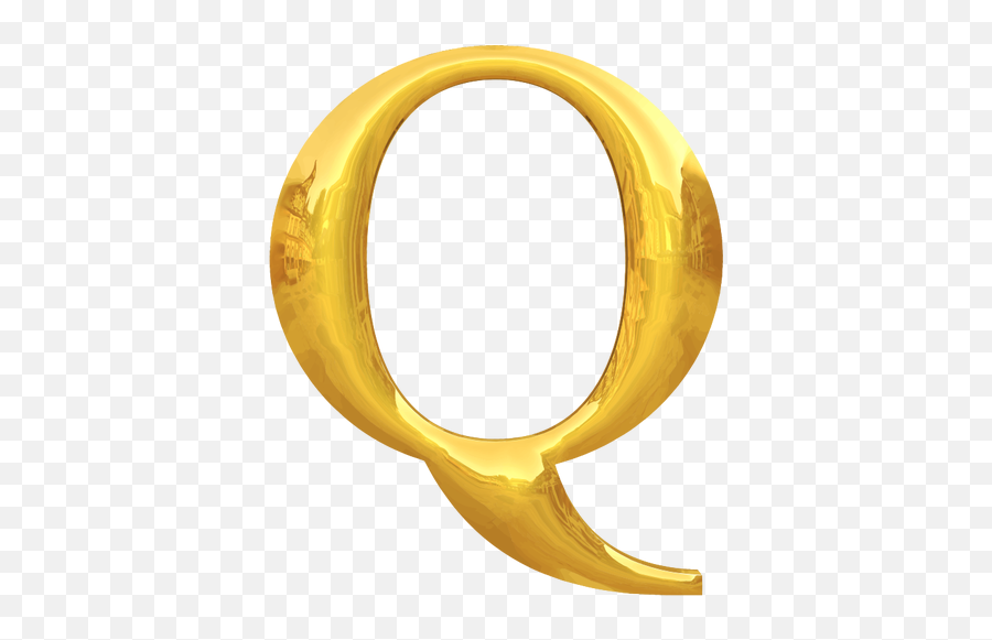 Gold Typography Q - Gold Q Logo Png Emoji,Pot Of Gold Emoji