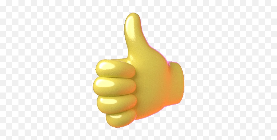 Animated Emoji Thumbs Up Sticker - Animated Transparent Thumbs Up Gif,Android Hand Emoji