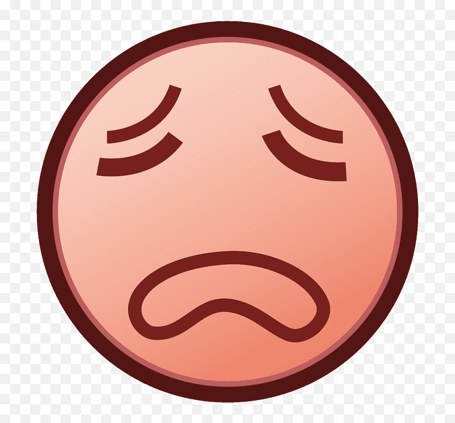 Weary Face Emoji Clipart - Emoji,Weary Emoji