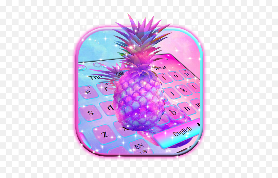 Galaxy Pineapple Keyboard Theme Aplikacije Na Google Playu - Fresh Emoji,Pineapple Emoji