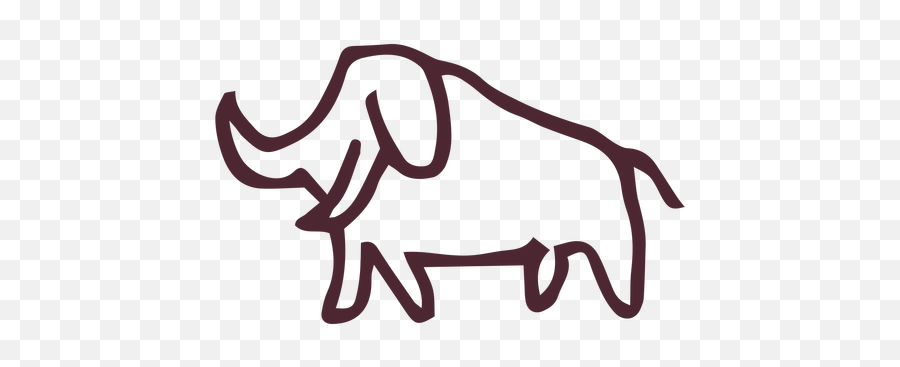 Egyptian Traditional Elephant Symbol - Transparent Png U0026 Svg Emoji,Elephant Emoji